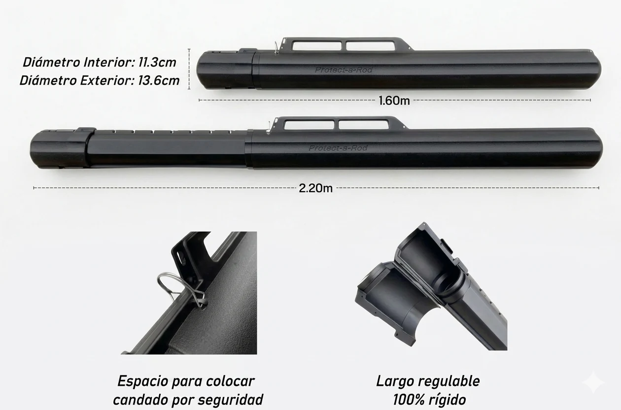 BAZOOKA CORVINATOR PORTACAÑA RIGIDO
